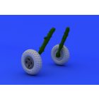 Eduard Spitfire wheels - 4 spoke w/pattern (EDUARD)