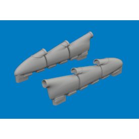 Eduard Hurricane Mk. I exhaust rounded PRINT (Arma Hobby)