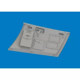 Eduard Hurricane Mk. I cockpit door PRINT (Arma Hobby)