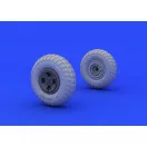 Eduard Spitfire wheels - 4 spoke for Eduard műgyanta repülő kiegészítő