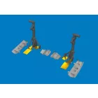 Eduard P-40K undercarriage legs PRINT (Eduard)