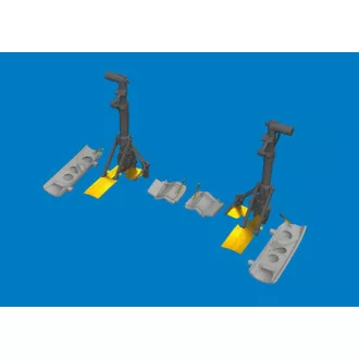 Eduard P-40K undercarriage legs PRINT (Eduard)