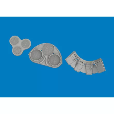 Eduard P-40K radiators upgrade set PRINT (Eduard)