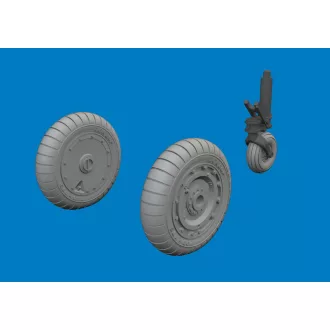   Eduard Fw 190D-9 wheels for Miniart műgyanta repülő kiegészítő