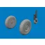 Eduard Fw 190D-9 wheels for Miniart műgyanta repülő kiegészítő