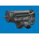 Eduard P-40K engine PRINT for Eduard műgyanta repülő kiegészítő