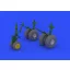 Eduard B-29 wheels for Revell műgyanta repülő kiegészítő