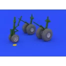 Eduard B-29 wheels for Revell műgyanta repülő kiegészítő