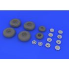 Eduard B-29 wheels (REVELL)