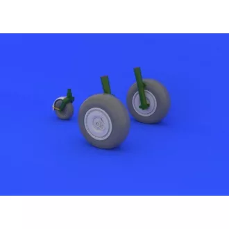   Eduard Ju 88 wheels late for Dragon műgyanta repülő kiegészítő