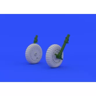   Eduard Fw 190 wheels late for Eduard műgyanta repülő kiegészítő