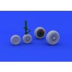Eduard F-104 undercarriage wheels late (HASEGAWA)