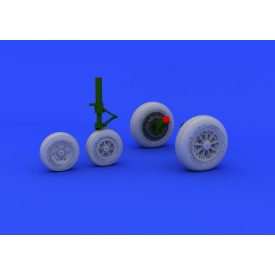 Eduard F-104 undercarriage wheels late (HASEGAWA)