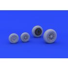 Eduard F-104 undercarriage wheels late (HASEGAWA)