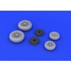 Eduard F-104 undercarriage wheels late (HASEGAWA)