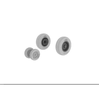   Eduard A-6 wheels for Hobby Boss műgyanta repülő kiegészítő