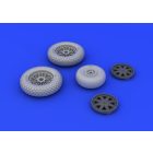 Eduard P-39 wheels early (EDUARD)