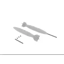 Eduard Mk.84 bombs műgyanta repülő kiegészítő