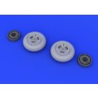Eduard Spitfire Mk.XVI wheels - 3 spoke (EDUARD)