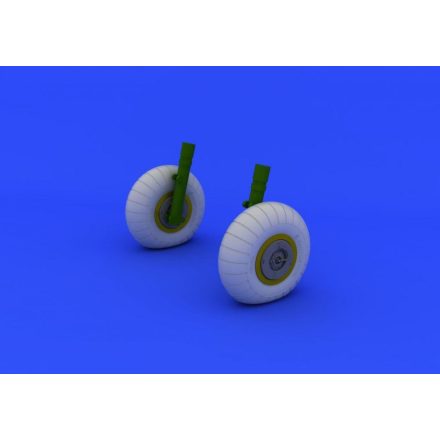 Eduard Ju 88A wheels early (ICM)