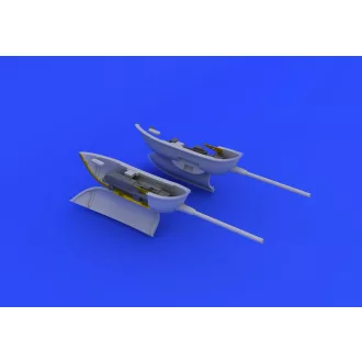  Eduard Bf 109 cannon pods for Eduard műgyanta repülő kiegészítő