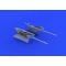 Eduard Bf 109 cannon pods for Eduard műgyanta repülő kiegészítő