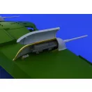 Eduard Bf 109 cannon pods for Eduard műgyanta repülő kiegészítő