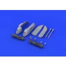 Eduard Bf 109 cannon pods for Eduard műgyanta repülő kiegészítő