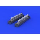 Eduard Bf 109G exhaust stacks (EDUARD)