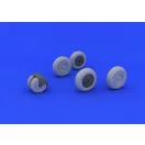 Eduard MiG-31 wheels for AMK műgyanta repülő kiegészítő
