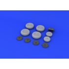 Eduard MiG-31 wheels (AMK)