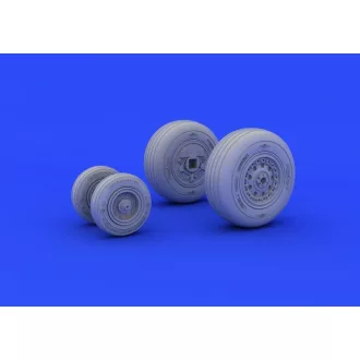   Eduard F-4J wheels for Academy műgyanta repülő kiegészítő