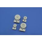 Eduard F-4J wheels (ACADEMY)