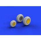 Eduard P-38 wheels (Academy)