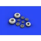 Eduard P-38 wheels (Academy)