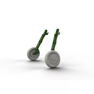 Eduard Bf 109G-6 wheels műgyanta repülő kiegészítő