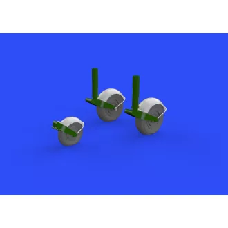   Eduard Meteor F.8 wheels for Airfix műgyanta repülő kiegészítő