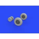 Eduard F-14A wheels for Tamiya műgyanta repülő kiegészítő