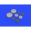 Eduard F-14A wheels for Tamiya műgyanta repülő kiegészítő