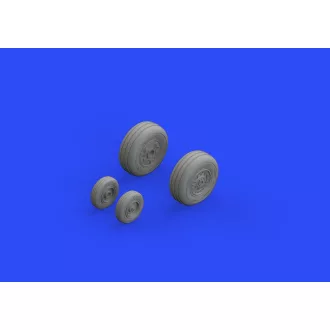   Eduard F-4J wheels for Zoukei Mura műgyanta repülő kiegészítő