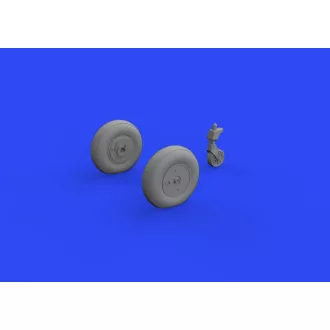   Eduard Ki-61-Id wheels for Tamiya műgyanta repülő kiegészítő