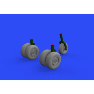  Eduard He 219 wheels for Tamiya műgyanta repülő kiegészítő