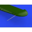 Eduard Bf 109F&G Pitot tubes műgyanta repülő kiegészítő