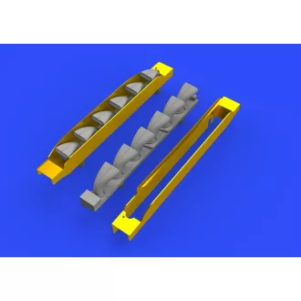   Eduard Bf 109G-6 exhaust stacks for Tamiya műgyanta repülő kiegészítő