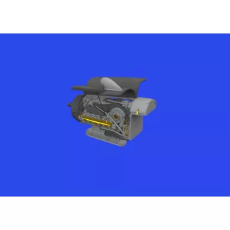   Eduard Bf 109G-10/U4 engine for Eduard műgyanta repülő kiegészítő