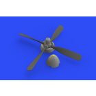 Eduard P-51D Hamilton Standard uncuffed propeller (Eduard)
