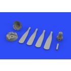 Eduard P-51D Hamilton Standard uncuffed propeller (Eduard)