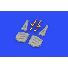 Eduard P-51D undercarriage legs BRONZE (Eduard)