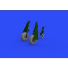 Eduard P-51D wheels oval tread (Eduard)