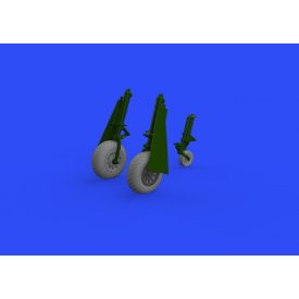 Eduard P-51D wheels oval tread (Eduard)